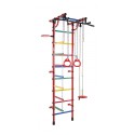Sporto kompleksas (gimnastikos sienelė) RAINBOW raudona-vaivorykštė, 230x52,5cm