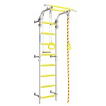 Sporto kompleksas (gimnastikos sienelė) SANRO NEXT-1 balta-geltona, 227x49cm