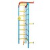 Sporto kompleksas (gimnastikos sienelė) SANRO S4 raudona-mėlyna, 219,6x70,2x119cm