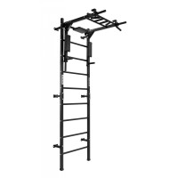 Sporto kompleksas (gimnastikos sienelė) SAN PRO 3 in 1 juodas, 229x68cm..