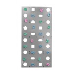 Kopimo sienelė-skalodromas Standart ELBRUS 100x200cm Pastel, pilkos sp.