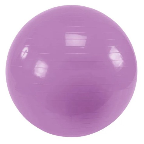 Gimnastikos kamuolys SANRO 55cm Šviesiai violetinis su pompa