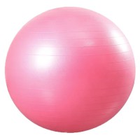 Gimnastikos kamuolys SANRO 65cm Rožinis su pompa..