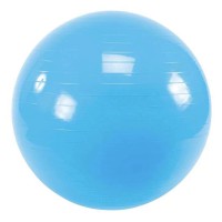 Gimnastikos kamuolys SANRO 65cm Žydras su pompa..