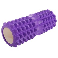 Masažinis jogos volas SANRO KP-233 PVC 14*33cm Violetinis..
