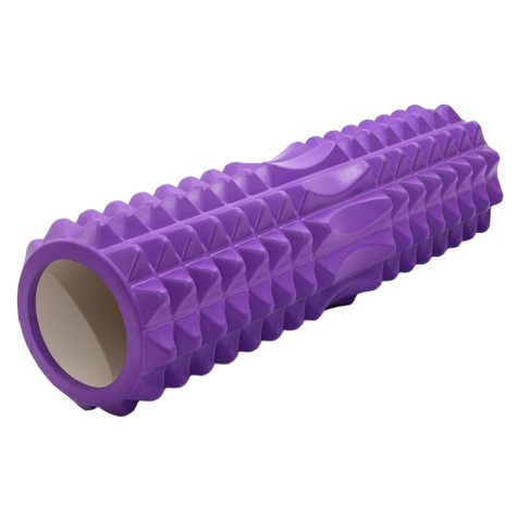 Masažinis jogos volas SANRO KP-245 PVC 14*45cm Violetinis
