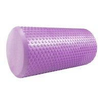 Masažinis jogos volas SANRO Foam roll 30*15cm Šviesiai violetinis..