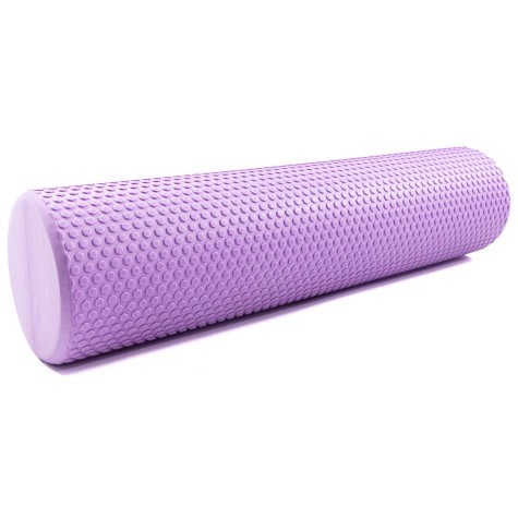 Masažinis jogos volas SANRO Foam roll 60*15cm Šviesiai violetinis