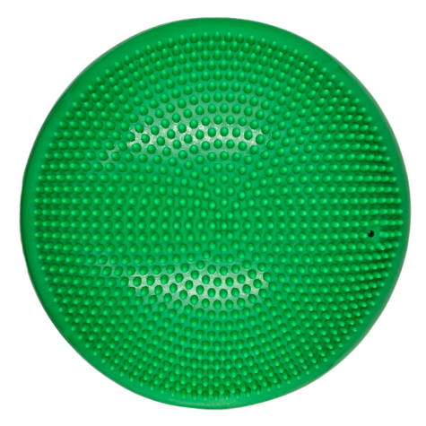Pusiausvyros (balansinė-masažinė) pagalvėlė KP-066 su pompa d33cm Žalia