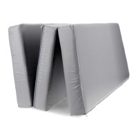 Sulankstomas gimnastikos čiužinys SANRO 150x100x10 cm Pilkas..