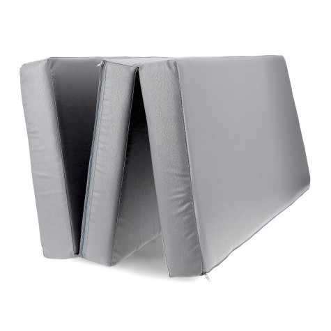 Sulankstomas gimnastikos čiužinys SANRO 150x100x10 cm Pilkas