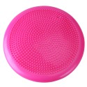 Pusiausvyros (balansinė-masažinė) pagalvėlė KP-066 su pompa d33cm Rožinė