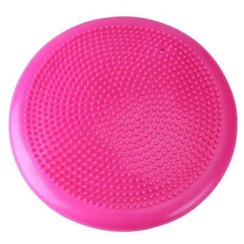 Pusiausvyros (balansinė-masažinė) pagalvėlė KP-066 su pompa d33cm Rožinė