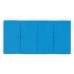 Sulankstomas gimnastikos čiužinys SANRO 200x100x10 cm mėlynai-geltonas ( 4 dalių)