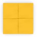 Sulankstomas gimnastikos čiužinys SANRO 100x100x10 cm geltonas ( 4 dalių)