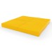 Sulankstomas gimnastikos čiužinys SANRO 100x100x10 cm geltonas ( 4 dalių)