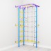 Sporto kompleksas (gimnastikos sienelė) SANRO S4 šviesiai violetinė-žydra, 219,6x70,2x119cm