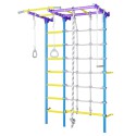 Sporto kompleksas (gimnastikos sienelė) SANRO S7 šviesiai violetinė-žydra, 219,6x154cm