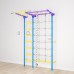 Sporto kompleksas (gimnastikos sienelė) SANRO S7 šviesiai violetinė-žydra, 219,6x154cm