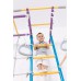 Sporto kompleksas (gimnastikos sienelė) SANRO S7 šviesiai violetinė-žydra, 219,6x154cm