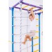 Sporto kompleksas (gimnastikos sienelė) SANRO S7 šviesiai violetinė-žydra, 219,6x154cm