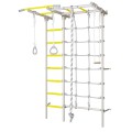 Sporto kompleksas (gimnastikos sienelė) SANRO S7 balta-geltona, 219,6x154cm