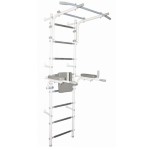 Sporto kompleksas (gimnastikos sienelė) ATLET pastel (baltai-pilkas), 220x60cm