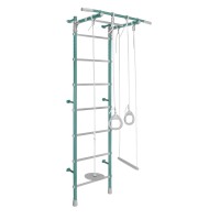 Sporto kompleksas (gimnastikos sienelė)  MAGIC turkio-pilka, 217x58cm..