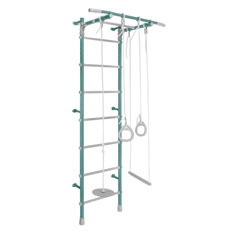 Sporto kompleksas (gimnastikos sienelė)  MAGIC turkio-pilka, 217x58cm