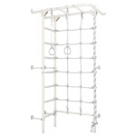 Sporto kompleksas (gimnastikos sienelė) SANRO S4 Pastel balta-pilka, 219,6x70,2x119cm