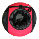 Slidinėjimo ratas SANRO SNOW TUBE 110cm, juodai-raudona