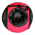 Slidinėjimo ratas SANRO SNOW TUBE 110cm, juodai-raudona