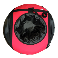 Slidinėjimo ratas SANRO SNOW TUBE 110cm, juodai-raudona..