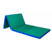 Sulankstomas gimnastikos čiužinys SANRO 200x100x4 cm žaliai-mėlynas
