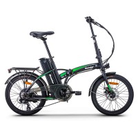 Elektrinis dviratis Beaster BS113B, 250 W, 36 V, 7,5 Ah, juodas, sulanks..