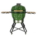 Kamado grilis su priedais Zyle 62 cm, X Large Diamond ZY24KSGRDISET, žalias