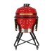 Kamado grilis su priedais Zyle 62 cm, X Large Diamond ZY24KSRDDISET, raudonas