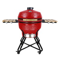 Kamado grilis su priedais Zyle XX Large, ZY26KSRDSET, 66 cm, raudonas..