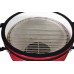 Kamado grilis su priedais Zyle XX Large, ZY26KSRDSET, 66 cm, raudonas
