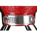 Kamado grilis su priedais Zyle XX Large, ZY26KSRDSET, 66 cm, raudonas