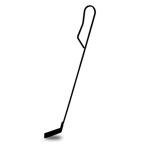Žarsteklis anglims Zyle ZYKSASH, 46 cm ilgio, metalinis juodas