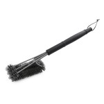 Grotelių valymo šepetėlis Zyle Grill Brush ZY968BR, nerūdijančio plieno, 46 cm