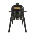 Kamado grilis su priedais Zyle 39,8 cm, Starter, ZY16KSBLSET, juodas