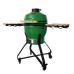 Kamado grilis su priedais Zyle 45 cm, Medium, ZY18KSGRSET, žalias