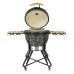 Kamado grilis su priedais Zyle 62 cm, X Large Diamond, ZY24KSGYDISET, pilkas