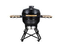 Kamado grilis su priedais Zyle 66 cm, XX Large ZY26KSBLSET, juodas