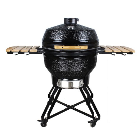 Kamado grilis su priedais Zyle 66 cm, XX Large ZY26KSBLSET, juodas