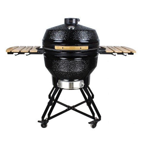 Kamado grilis su priedais Zyle 66 cm, XX Large ZY26KSBLSET, juodas