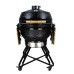 Kamado grilis su priedais Zyle 66 cm, XX Large ZY26KSBLSET, juodas