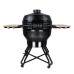 Kamado grilis su priedais Zyle 66 cm, XX Large ZY26KSBLSET, juodas